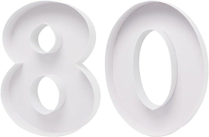 WENPACK 12" Fillable Cardboard Number Shaped Gift Grazing Charcuterie Board Paper Container (80) - Image 2